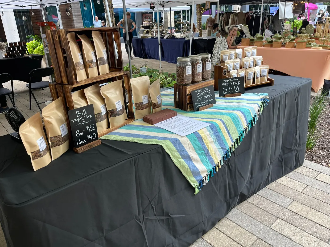 CrunchCraft at a Fort Worth farmers market